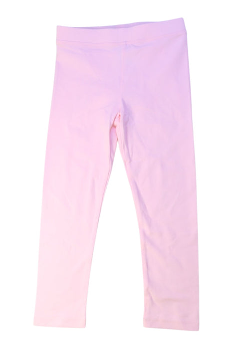 A Pink Leggings from Crewcuts in size 6T for girl. (Front View)