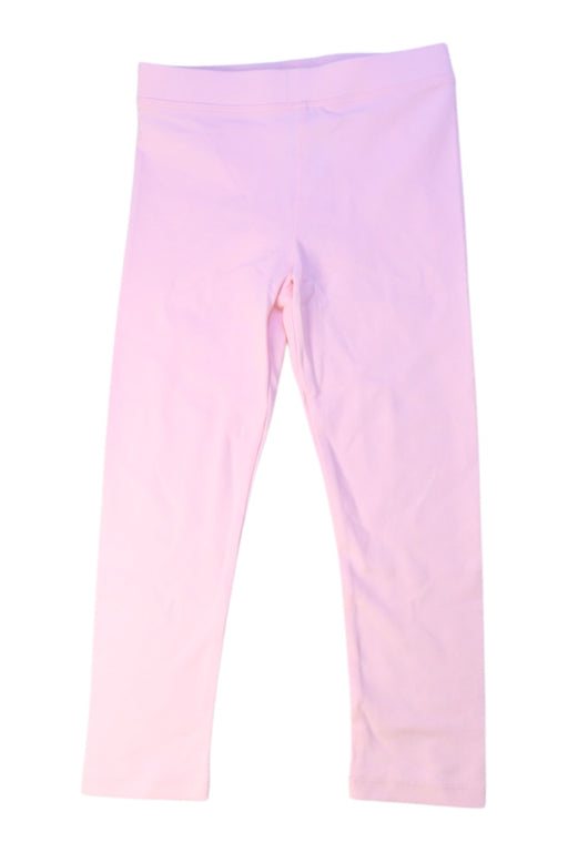 A Pink Leggings from Crewcuts in size 6T for girl. (Front View)