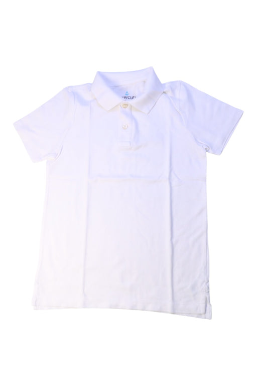 A White Short Sleeve Polos from Crewcuts in size 8Y for boy. (Front View)