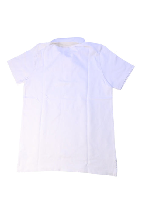 A White Short Sleeve Polos from Crewcuts in size 8Y for boy. (Back View)