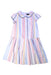 A Multicolour Short Sleeve Dresses from Velveteen in size 6T for girl. (Front View)