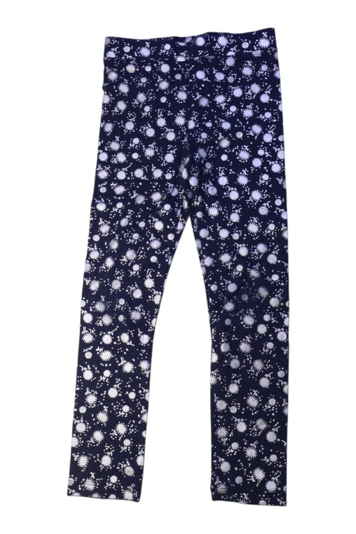 A Navy Leggings from Crewcuts in size 6T for girl. (Front View)