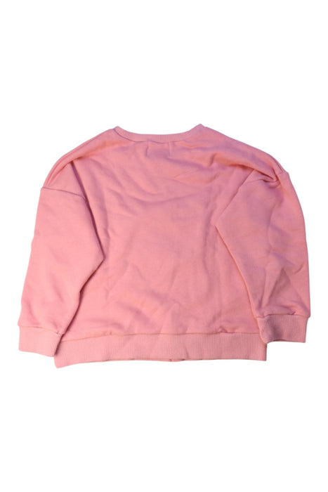 A Pink Crewneck Sweatshirts from Wander & Wonder in size 5T for girl. (Back View)