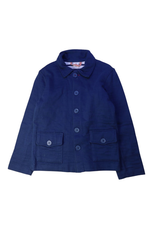 A Navy Lightweight Jackets from Petit Bateau in size 8Y for boy. (Front View)