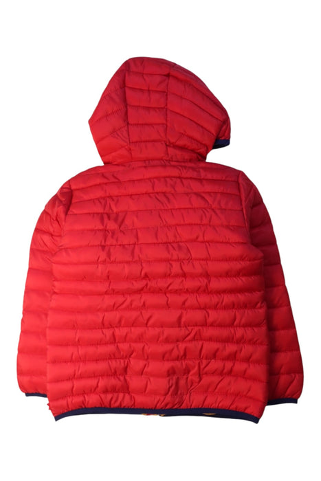 A Red Puffer/Quilted Jackets from Cadet Rousselle in size 3T for neutral. (Back View)