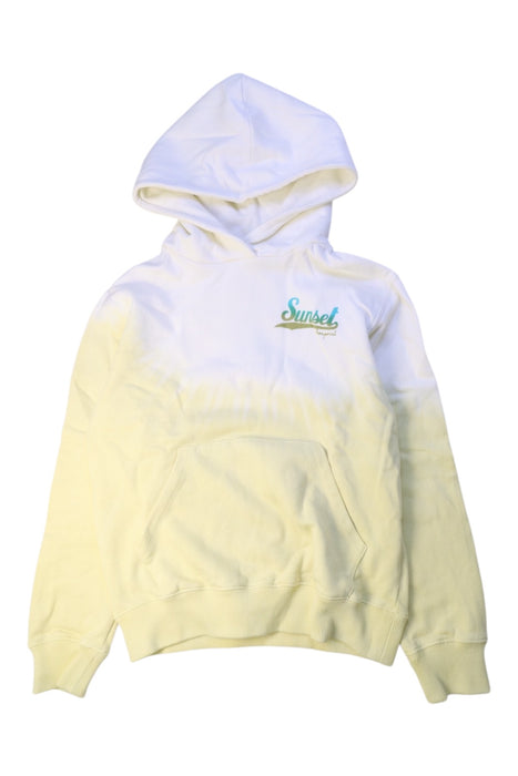 A White Hooded Sweatshirts from Bonpoint in size 10Y for neutral. (Front View)