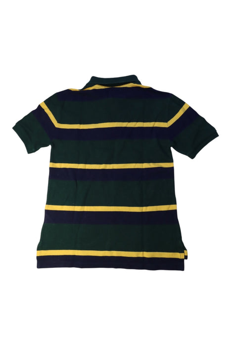 A Green Short Sleeve Polos from Polo Ralph Lauren in size 8Y for boy. (Back View)