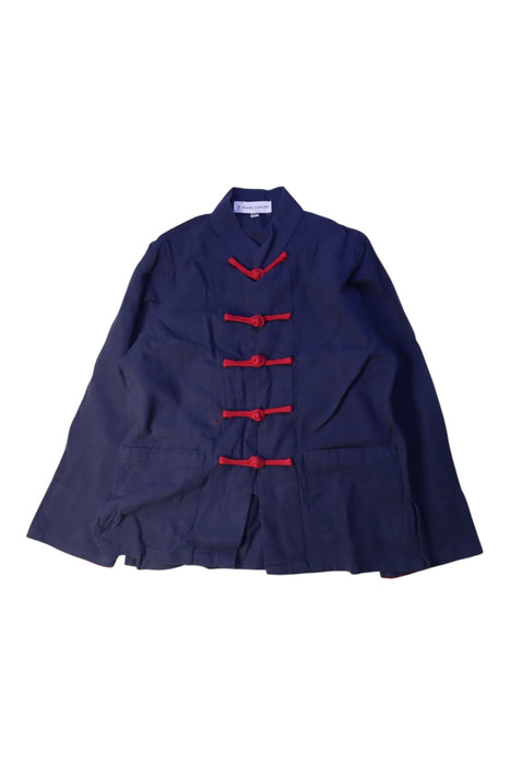 A Navy Blazers from Bimbo Concept in size 5T for boy. (Front View)