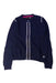 A Navy Cardigans from Catimini in size 5T for girl. (Front View)