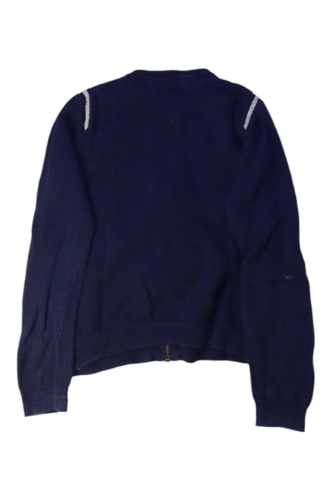 A Navy Cardigans from Catimini in size 5T for girl. (Back View)