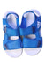 A Blue Sandals from Adidas in size 9Y for boy. (Back View)