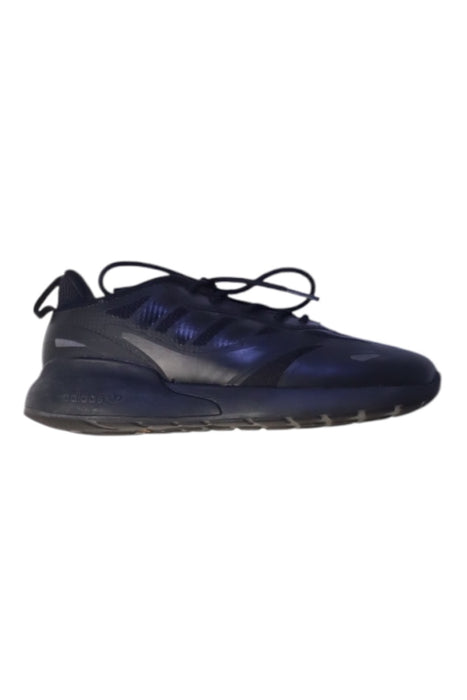 A Black Sneakers from Adidas in size 10Y for boy. (Front View)