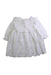A White Long Sleeve Dresses from Ettoi in size 12-18M for girl. (Front View)