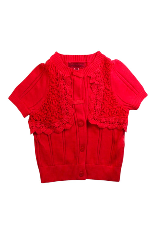 A Red Short Sleeve Tops from Nicholas & Bears in size 12-18M for girl. (Front View)