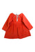 A Red Long Sleeve Dresses from Olivier London in size 12-18M for girl. (Back View)