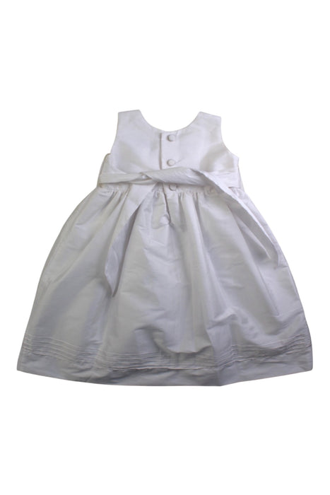 A White Sleeveless Dresses from Isabel Garreton in size 6-12M for girl. (Back View)