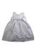 A White Sleeveless Dresses from Isabel Garreton in size 6-12M for girl. (Back View)
