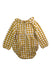 A Yellow Long Sleeve Rompers from Olivier London in size 12-18M for girl. (Back View)