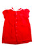A Red Short Sleeve Dresses from Bonpoint in size 12-18M for girl. (Back View)