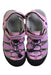 A Pink Sandals from Dream Pairs in size 7Y for girl. (Back View)