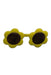 A Yellow Sunglasses from Boden in size 3T for girl. (Front View)