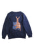A Navy Crewneck Sweatshirts from Polarn O. Pyret in size 5T for boy. (Back View)