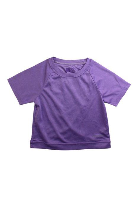 A Purple Short Sleeve T Shirts from Moody Tiger in size 4T for girl. (Front View)