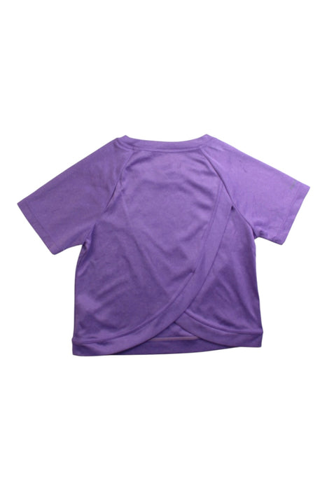 A Purple Short Sleeve T Shirts from Moody Tiger in size 4T for girl. (Back View)
