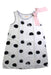 A White Sleeveless Dresses from Momonittu in size 8Y for girl. (Front View)