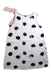 A White Sleeveless Dresses from Momonittu in size 8Y for girl. (Back View)