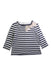 A Navy Long Sleeve Tops from Crewcuts in size 4T for girl. (Front View)