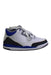 A Blue Sneakers from Air Jordan in size 5T for boy. (Front View)