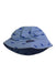 A Blue Sun Hats from Jojo Maman Bébé in size 0-3M for boy. (Front View)