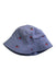 A Blue Sun Hats from Dave & Bella in size 6T for girl. (Front View)