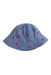 A Blue Sun Hats from Dave & Bella in size 6T for girl. (Back View)