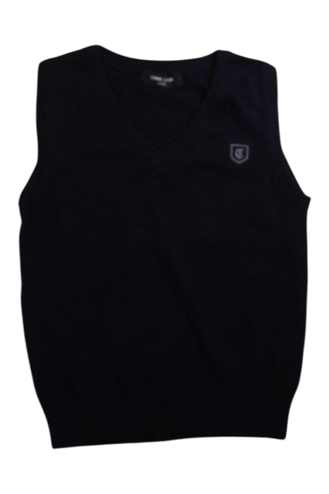 A Black Dress Up Vests from Comme Ca Ism in size 5T for boy. (Front View)