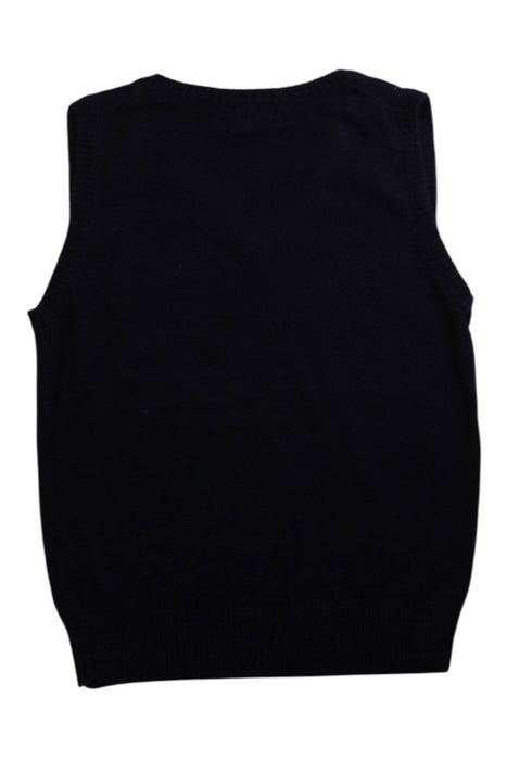 A Black Dress Up Vests from Comme Ca Ism in size 5T for boy. (Back View)