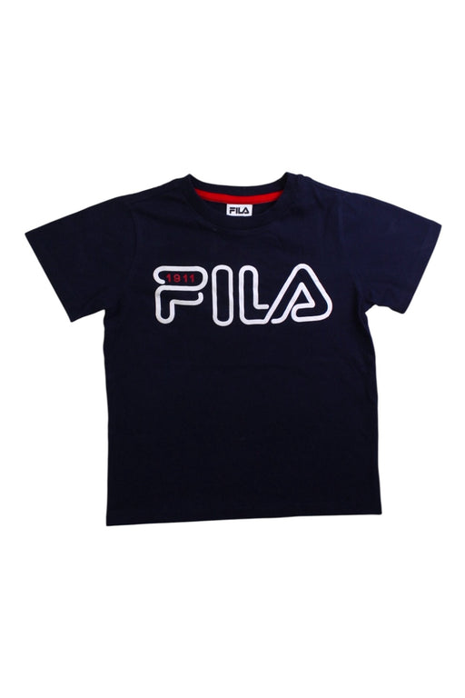 A Navy Short Sleeve T Shirts from Fila in size 5T for neutral. (Front View)