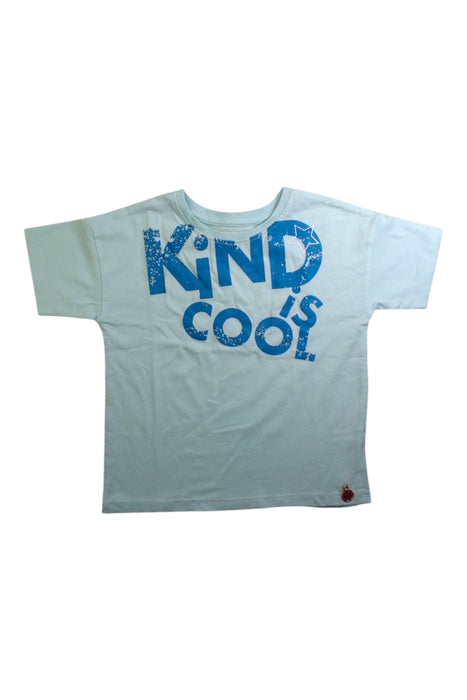 A White Short Sleeve T Shirts from ANGEL & ROCKET in size 7Y for girl. (Front View)