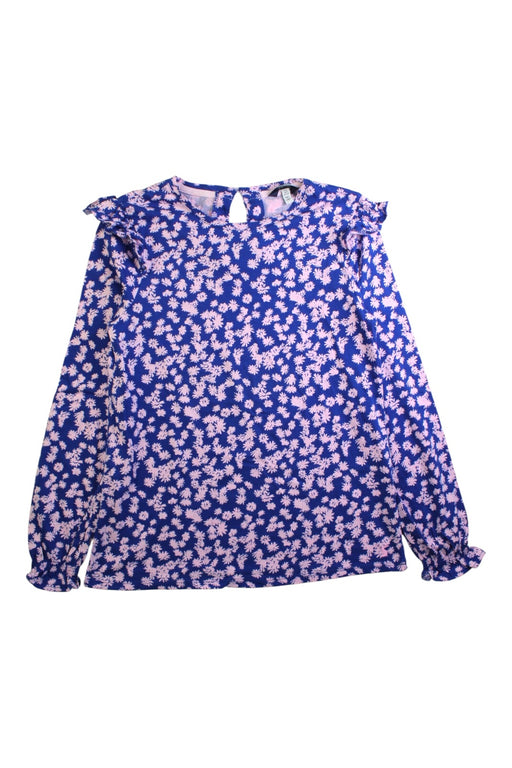 A Blue Long Sleeve Tops from Joules in size 12Y for girl. (Front View)