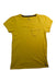 A Yellow Short Sleeve T Shirts from Joules in size 11Y for girl. (Front View)