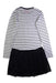 A Black Long Sleeve Dresses from Desigual in size 11Y for girl. (Back View)
