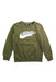 A Green Crewneck Sweatshirts from Nike in size 5T for boy. (Front View)