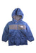 A Blue Puffer/Quilted Jackets from The North Face in size 5T for boy. (Front View)