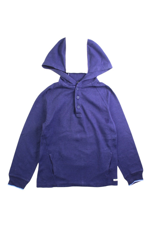 A Navy Buttoned Sweatshirts from Polo Ralph Lauren in size 6T for boy. (Front View)