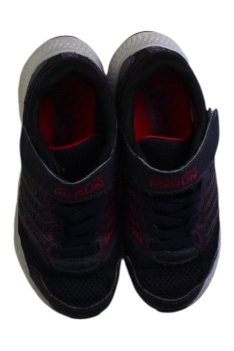 A Navy Sneakers from Skechers in size 6T for boy. (Back View)