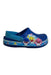 A Blue Clogs from Crocs in size 18-24M for neutral. (Front View)