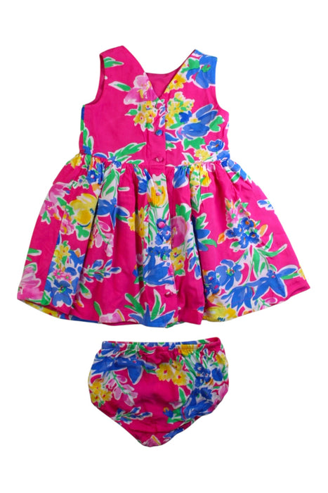 A Multicolour Dress Sets from Ralph Lauren in size 12-18M for girl. (Back View)