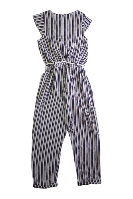 A Blue Sleeveless Jumpsuits from Charanga in size 5T for girl. (Back View)