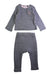 A Grey Pants Sets from Hunter + Boo in size 2T for girl. (Front View)